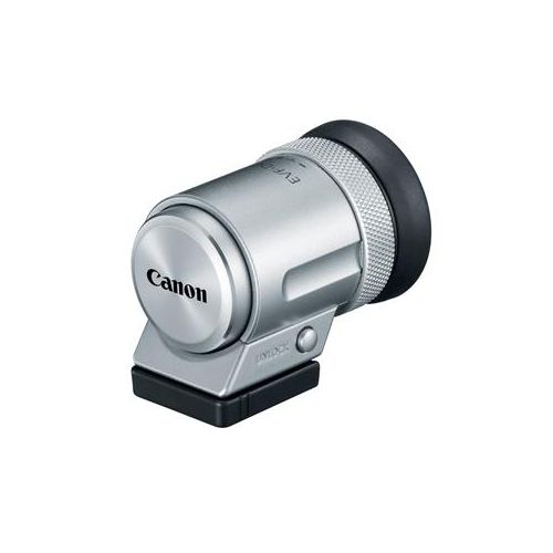  Adorama Canon EVF-DC2 Electronic Viewfinder for EOS M6/M3 and PowerShot Camera, Silver 1882C001