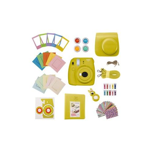  Adorama FujiFilm Instax Mini 9 Accessory Kit - Yellow (Camera Not Included) SL-FJIM9-AK-Y