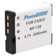 Adorama Power2000 NP-130 Replacement Battery for Casio Digital Cameras - 3.7v / 2200 mAh ACD345