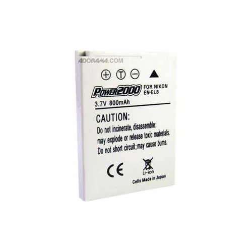  Power2000 EN-EL8 Replacement Li-Ion Battery 7.4V ACD-249 - Adorama