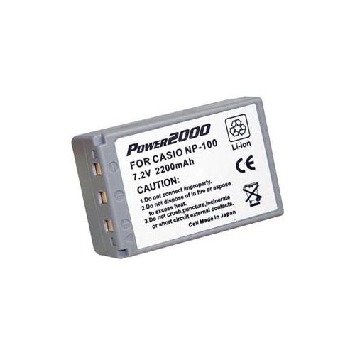  Power2000 NP-100C Replacement Li-Ion Battery 7.2V ACD-290 - Adorama