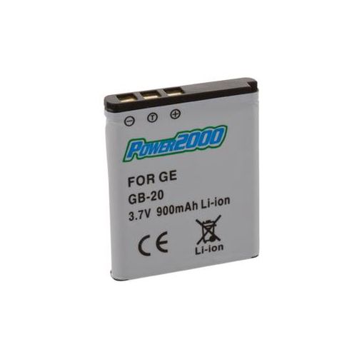  Adorama Power2000GB-20 Replacement Li-Ion Battery 3.7V 900mah ACD-283