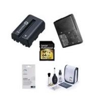 Adorama Sony A77II Acc Bundle/Battery/Charger/64GB SDHC Card/Cleaning Kit/Screen Protc ISOACCA77M2