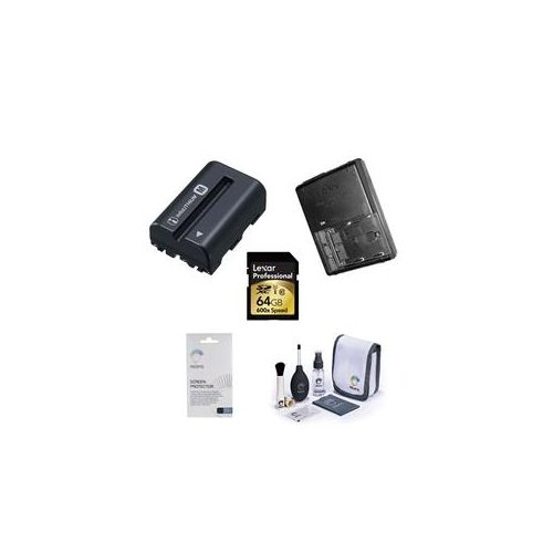  Adorama Sony A77II Acc Bundle/Battery/Charger/64GB SDHC Card/Cleaning Kit/Screen Protc ISOACCA77M2