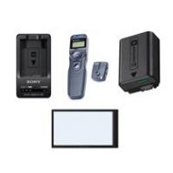 Adorama Sony A6000 / A6300 Accessory Bundle Sony NPFW50 - Charger - Screen Protector ISOACCA6000 A