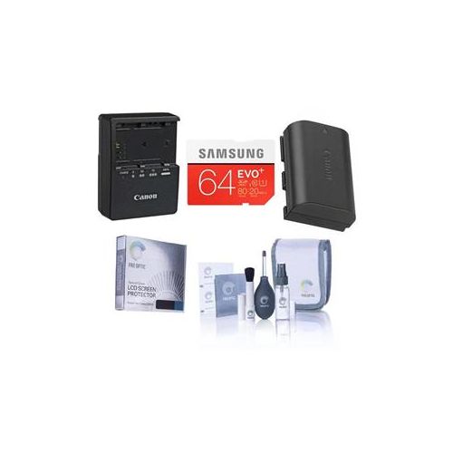  Adorama Canon 5DS / 5DS R Accessory Bundle/ Battery/Charger/64GB SDXC Card/Cleaning Kit ICAACC5DS