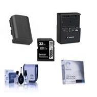 Adorama Canon 80D Accessory Bundle/ Battery/Charger/32GB Pro SDHC Card/Cleaning Kit ICAACC80D