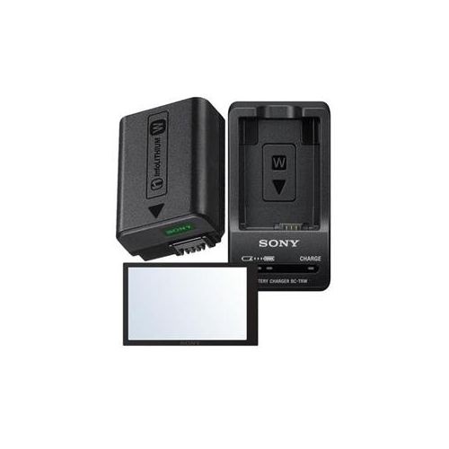  Adorama Sony A6000 / A6300 Accessory Bundle Sony NPFW50 - Charger - Screen Protector ISOACCA6000