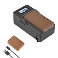Adorama Green Extreme 2 Pack NP-FZ100 Battery and Compact Smart Charger Kit 7.2V 2280mAh GX-NP-FZ100-K2