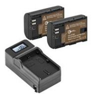 Adorama Green Extreme 2 Pack LP-E6N Battery and Compact Smart Charger Kit (7.4V 2000mAh) GX-LP-E6N-K2