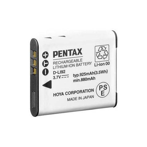  Pentax D-LI92 Li-ion Rechargeable Battery 39800 - Adorama