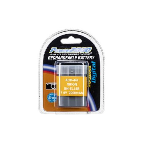  Adorama EN-EL15B Replacement Lithium-Ion Rechargeable Battery for Nikon Digital Camera EN-EL15B ACD-444