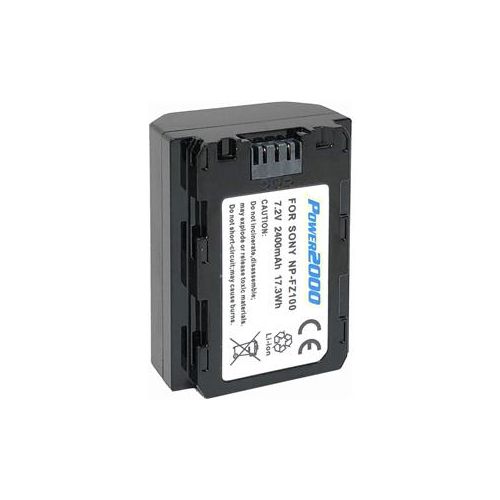  Adorama Power2000 ACD-443 Battery For Sony NP-FZ100 7.2V 2400mAh ACD-443