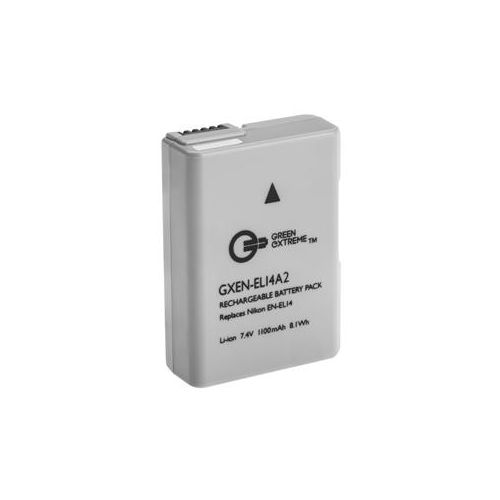  Adorama Green Extreme EN-EL14a V2 Lithium-Ion Battery Pack (1100mAh 7.4V) GX-EN-EL14A2