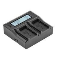 Adorama Green Extreme Dual Smart Charger w/LCD Screen f/Canon BP-800 Series Batteries GX-CH2-CBP800