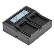 Adorama Green Extreme Dual Smart Charger with LCD Screen for Nikon EN-ENEL12 GX-CH2-ENEL12
