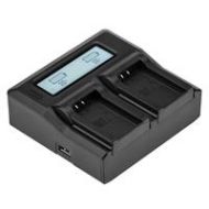Adorama Green Extreme Dual Smart Charger with LCD Screen for Nikon EN-EL20 GX-CH2-ENEL20