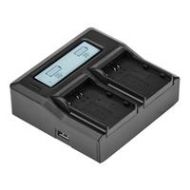 Adorama Green Extreme Dual Smart Charger with LCD Screen for Nikon EN-EL3 GX-CH2-ENEL3