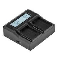 Adorama Green Extreme Dual Smart Charger with LCD Screen for Panasonic GX-CH2-DMWBCK7