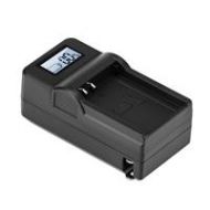 Adorama Green Extreme Compact Smart Charger with LCD Screen for Olympus BLN-1 GX-CH1-BLN1