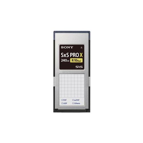  Adorama Sony 240GB SxS PRO X Memory Card, 1250MB/s Read, 600MB/s Write SBP240F