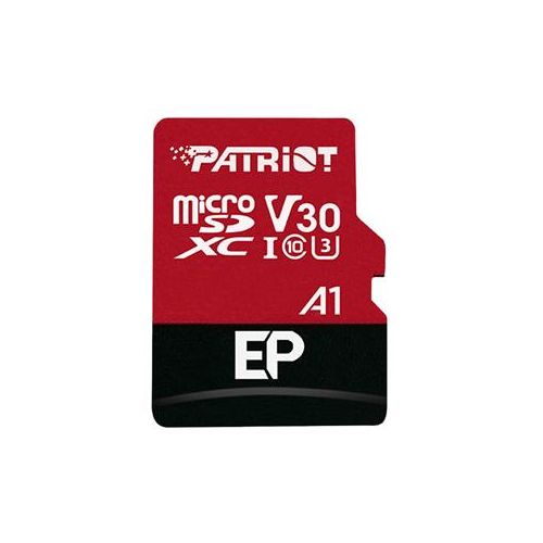  Adorama Patroit Memory EP Series 128GB Micro SDXC V30 A1 UHS-I U3 4K UHD Card,SD Adapter PEF128GEP31MCX