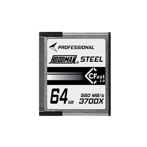  Hoodman 64GB CFast 2.0 Steel Memory Card HSCFAST64 - Adorama