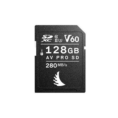  Adorama Angelbird AV PRO SD MK2 128GB V60 Class 10 UHS-II U3 SDXC Memory Card, 1 Pack AVP128SDMK2V60