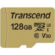 Adorama Transcend 128GB 500S UHS-I U3 microSDXC Memory Card TS128GUSD500S