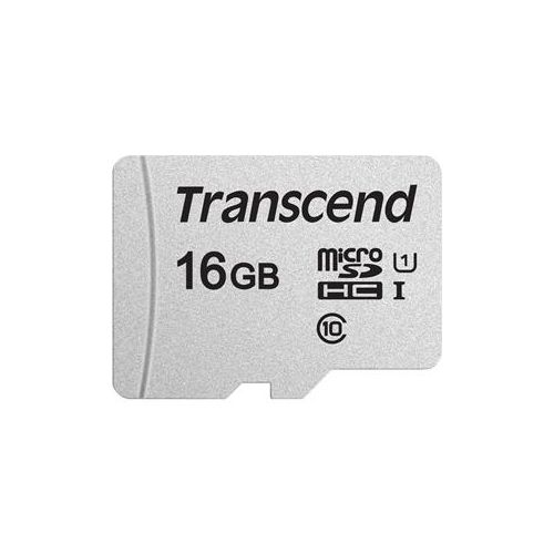  Adorama Transcend 16GB 300S UHS-I U1 microSDHC Memory Card with SD Adapter TS16GUSD300S-A