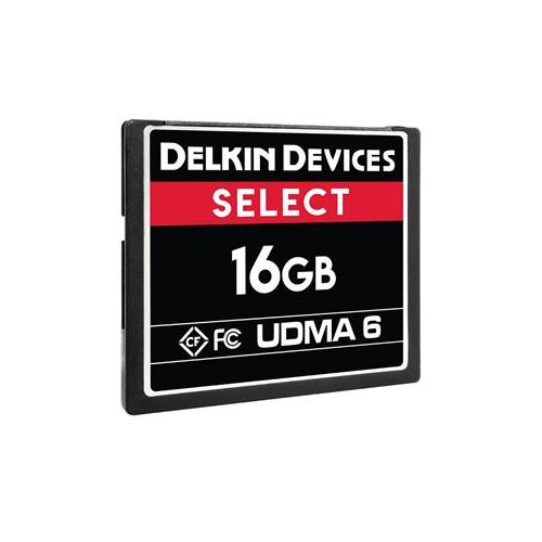  Adorama Delkin Devices Select 500X 16GB UDMA 6 CompactFlash Memory Card DDCFR50016GB