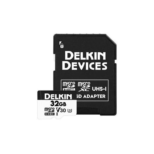  Adorama Delkin Devices Advantage 660X 32GB UHS-I Class 10 U3 V30 microSDHC Memory Card DDMSDW66032G