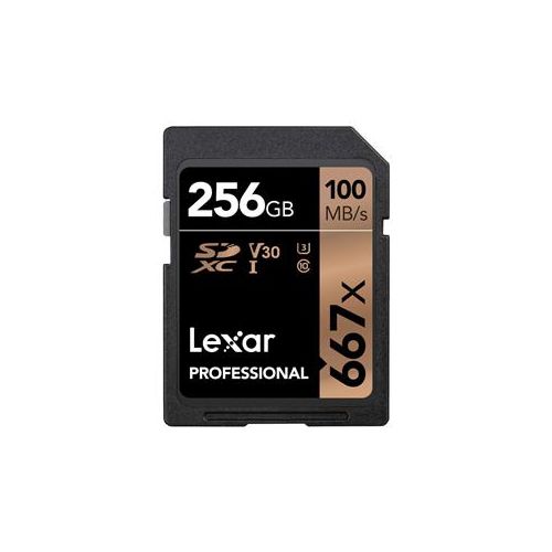  Adorama Lexar Professional 667x 256GB SDXC UHS-I/U3 Memory Card LSD256BNA667