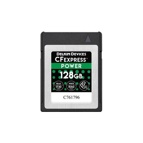  Adorama Delkin Devices 128GB CFexpress POWER Memory Card, 600MB/s Write, 1600 MB/s Read DCFX1-128