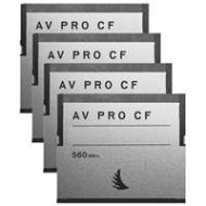 Angelbird AV PRO CF 128GB Memory Card, 4 Pack AVP128CFX4 - Adorama