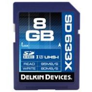 Adorama Delkin Devices 8GB Elite 633 Class 10, Secure Digital (SDHC) UHS-I 633x Memory DDSDELITE633-8GB