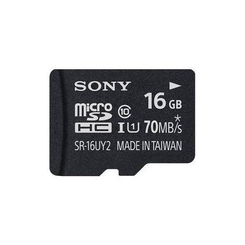  Adorama Sony SR16UY2A/TQ 16GB UHS-I Class 10 U1 microSDHC Memory Card SR16UY2A/TQ