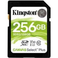 Adorama Kingston Technology Canvas Select Plus 256GB SDXC UHS-I Class 10 Memory Card SDS2/256GB