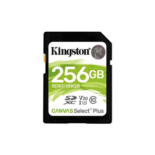  Adorama Kingston Technology Canvas Select Plus 256GB SDXC UHS-I Class 10 Memory Card SDS2/256GB