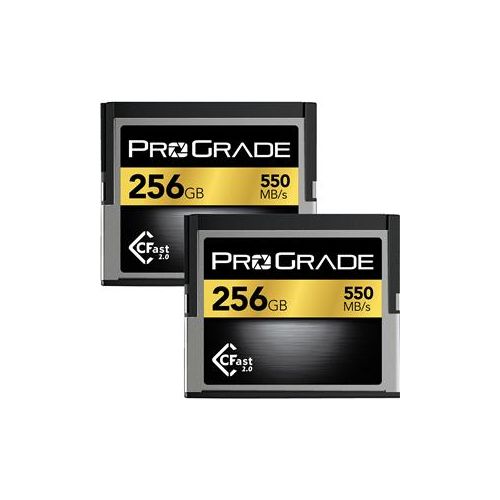  Adorama ProGrade Digital 256GB CFast 2.0 Memory Card, 550MB/s Read,450MB/s Write, 2-Pack PGCFA256GAJ2NA