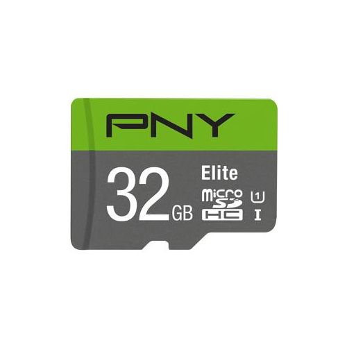  Adorama PNY Technologies 32GB Elite microSDHC U1 Memory Card P-SDU32GU185GW-GE