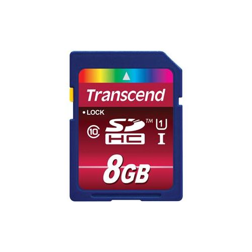  Adorama Transcend 8GB Ultimate Class 10 UHS-I U1 SDHC Memory Card TS8GSDHC10U1