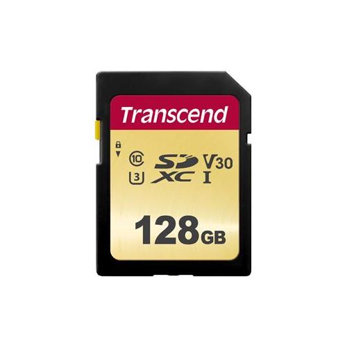  Adorama Transcend 128GB 500S UHS-I U3 SDXC Memory Card TS128GSDC500S