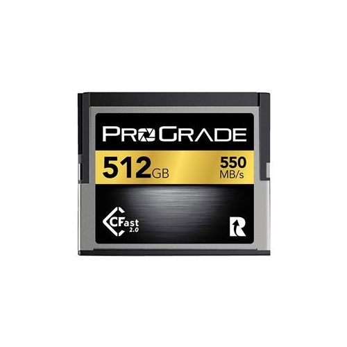  Adorama ProGrade Digital 512GB CFast 2.0 Memory Card, 550MB/s Read, 450MB/s Write PGCFA512GAJNA