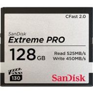 Adorama SanDisk Extreme PRO 128GB CFast 2.0 Memory Card SDCFSP-128G-A46D