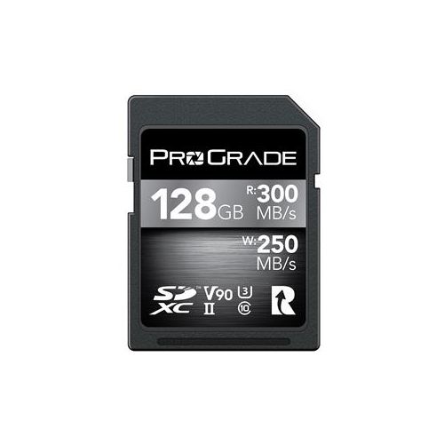  Adorama ProGrade Digital 128GB SDXC UHS-II U3 Class 10 V90 Cobalt Memory Card PGSD128GBCKNA