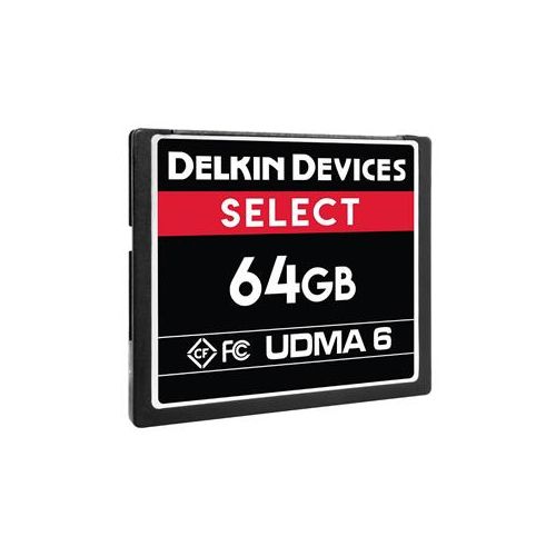  Adorama Delkin Devices Select 500X 64GB UDMA 6 CompactFlash Memory Card DDCFR50064GB