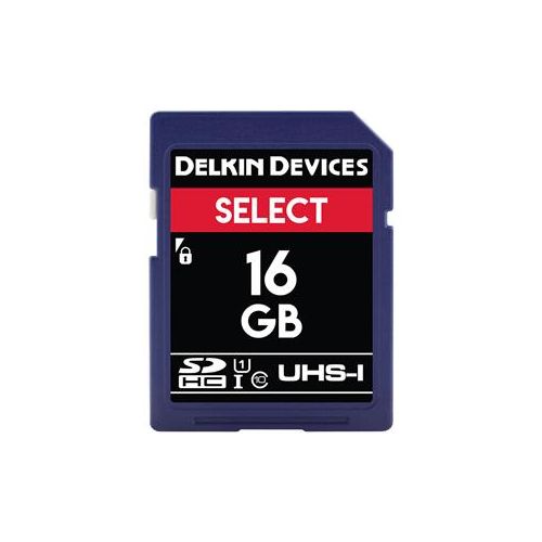  Adorama Delkin Devices Select 16GB UHS-I Class 10 U1 V10 SDHC 163x Memory Card DDSDR16316GB