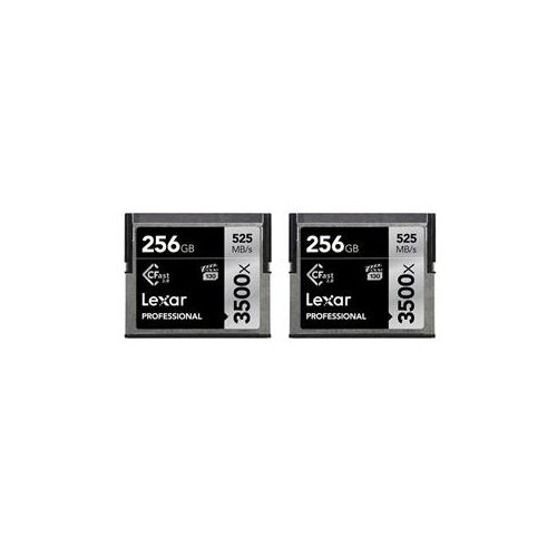  Adorama Lexar 2 Pack 256GB Professional 3500x CFast 2.0 Memory Card LC256CRBNA3500 2