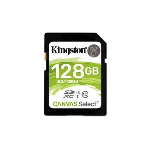  Adorama Kingston Technology Canvas Select 128GB Class 10 UHS-I SDXC Memory Card SDS/128GB